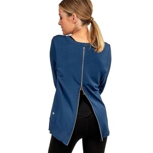 Soybu Acute Pullover With Back Zipper Slit New With Tags